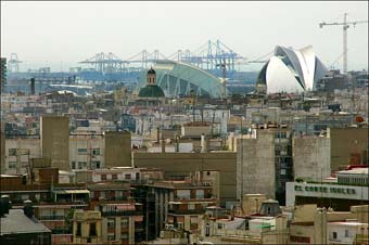 Picture of the city of Valencia.
